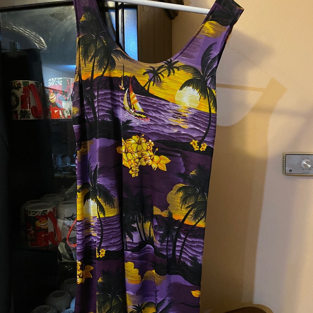 Sun Resistant Tropical Dress/Coverup
